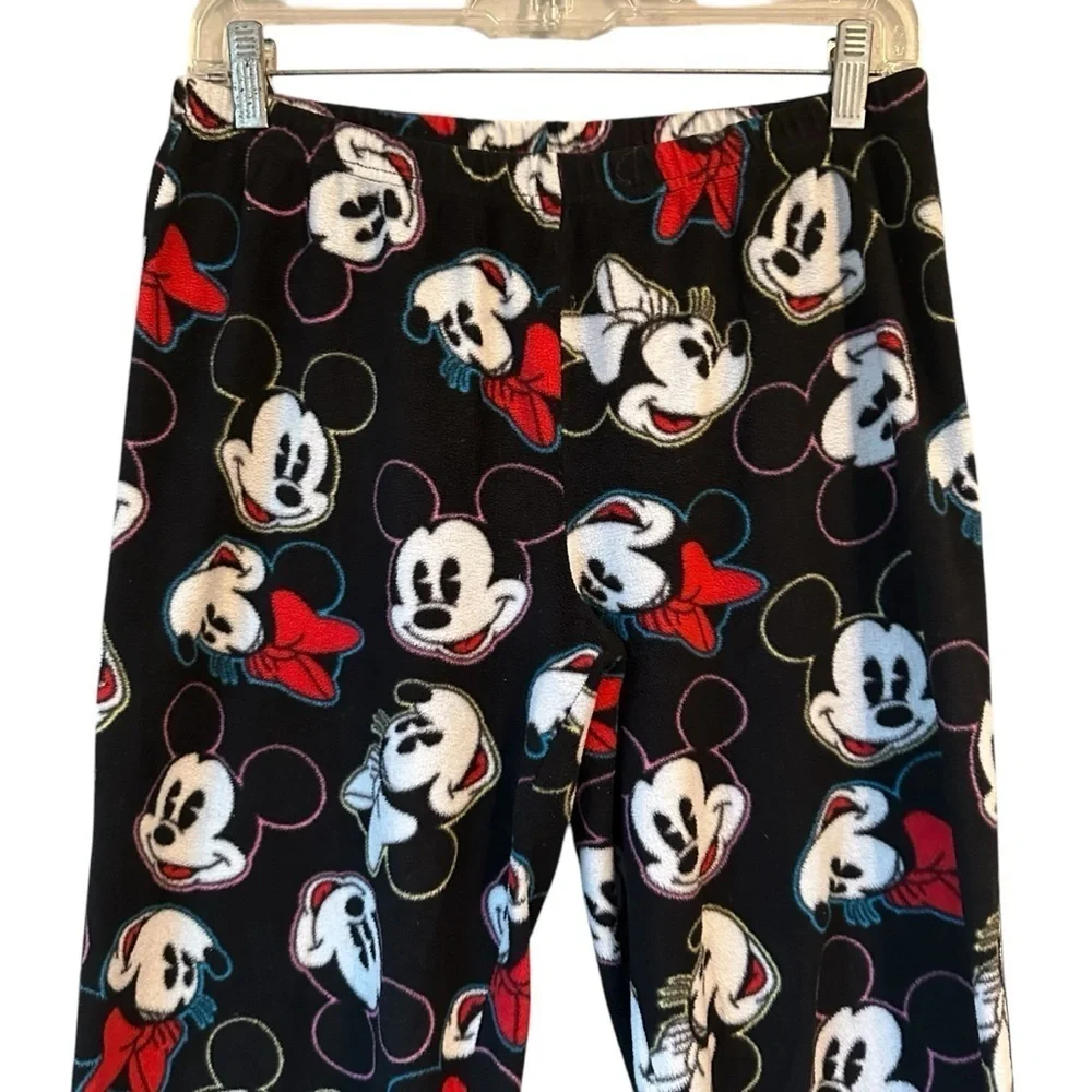 Disney Mickey and Minnie Mouse Soft Pajama Sleep Pants, Medium - Picture 2 of 5